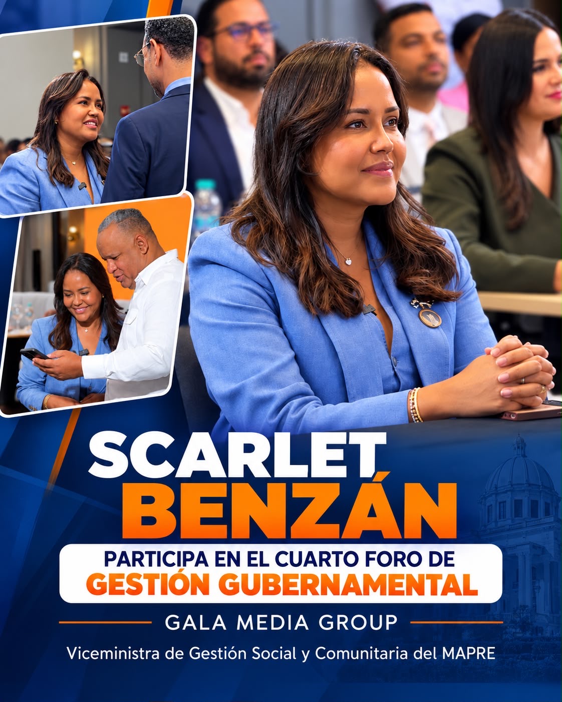 Scarlet Benzán participa en el cuarto Foro de Gestión Gubernamental de GALA Media Group.