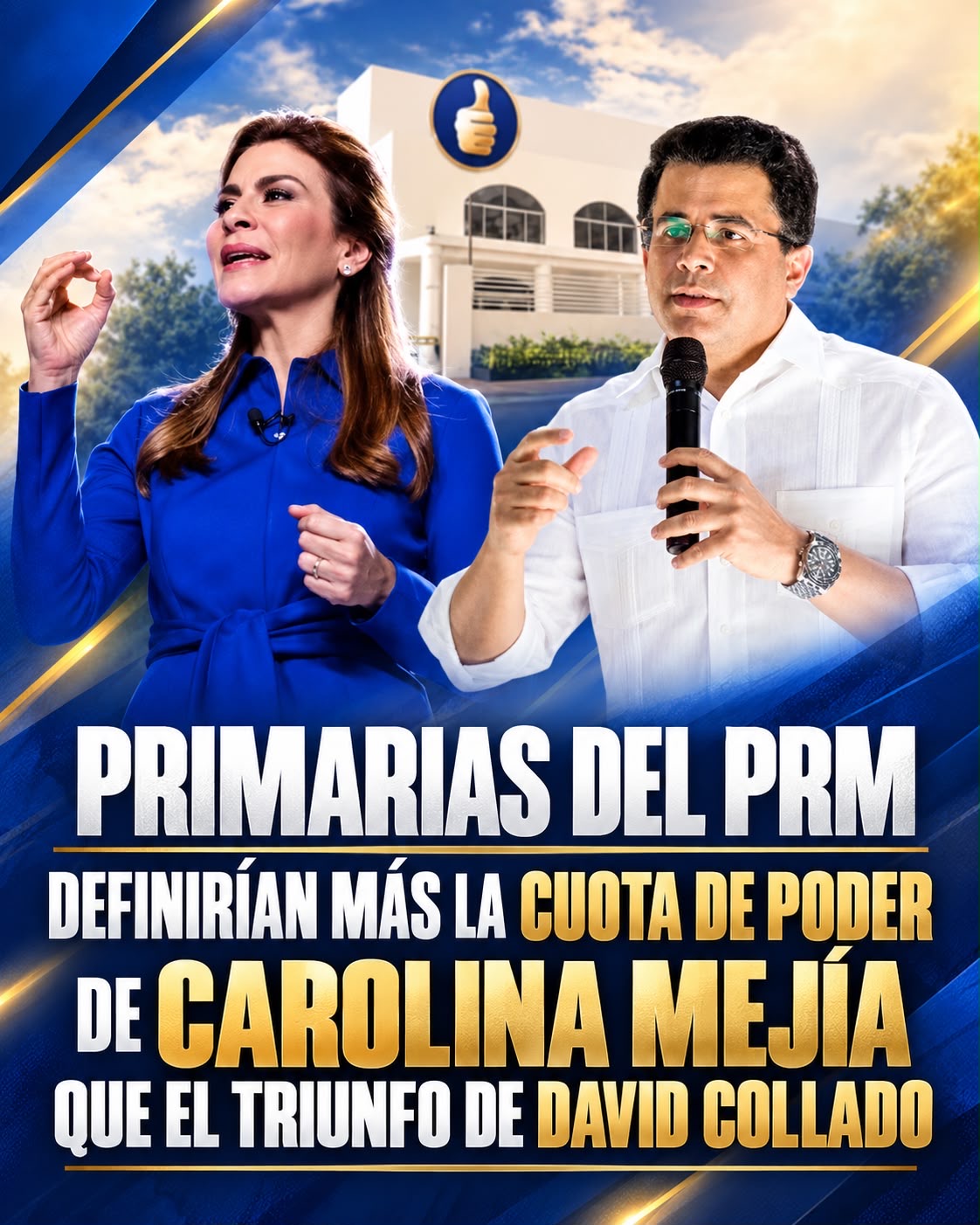 Primarias del PRM definirían más la cuota de poder de Carolina Mejía que el triunfo de David Collado.
