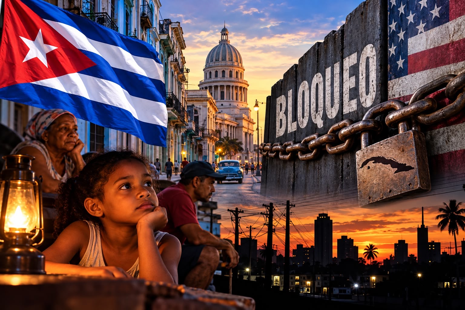 cuba: que cese el bloqueo y el cerco energética.
