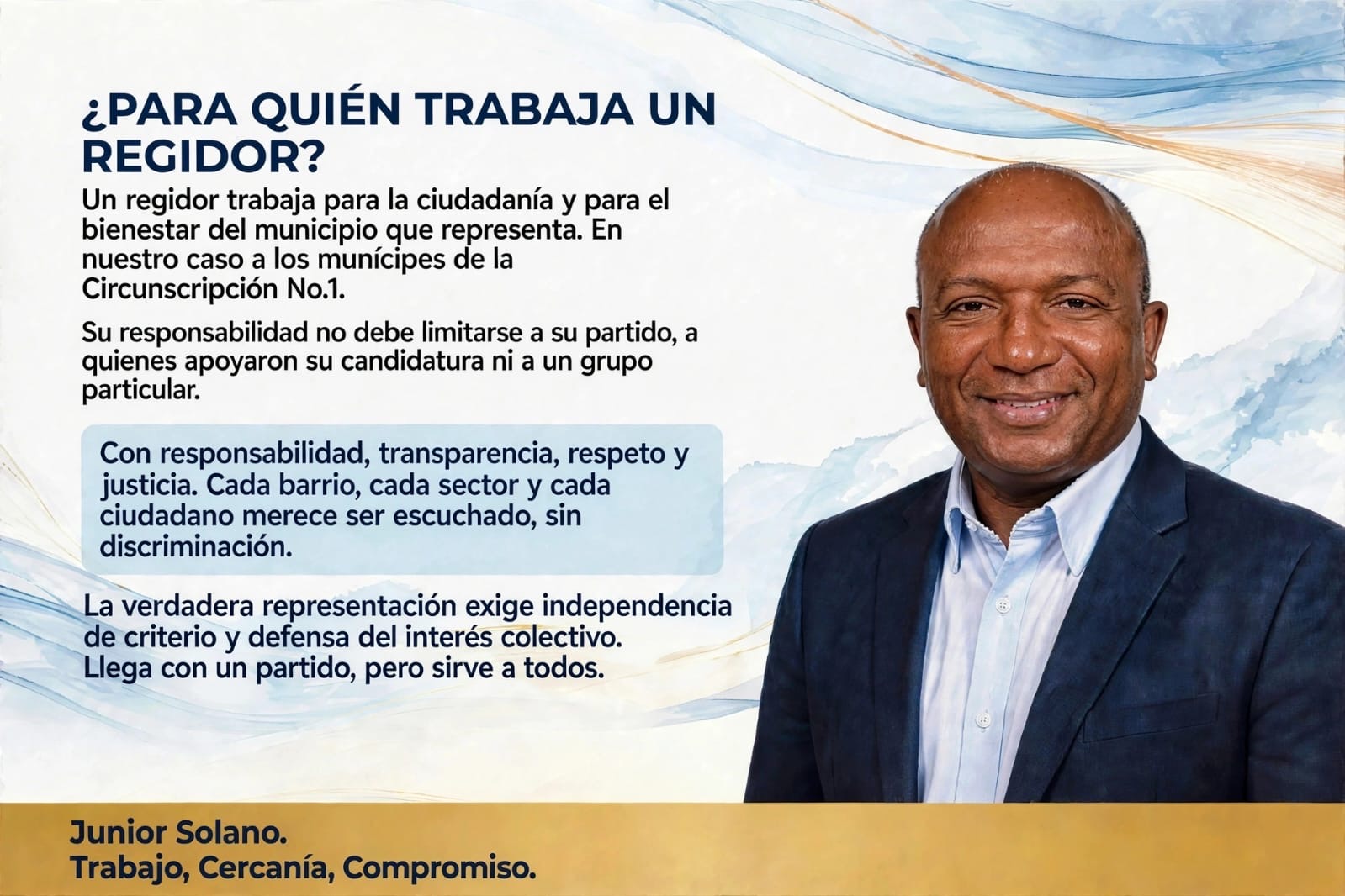 ¿PARA QUIÉN TRABAJA UN REGIDOR?