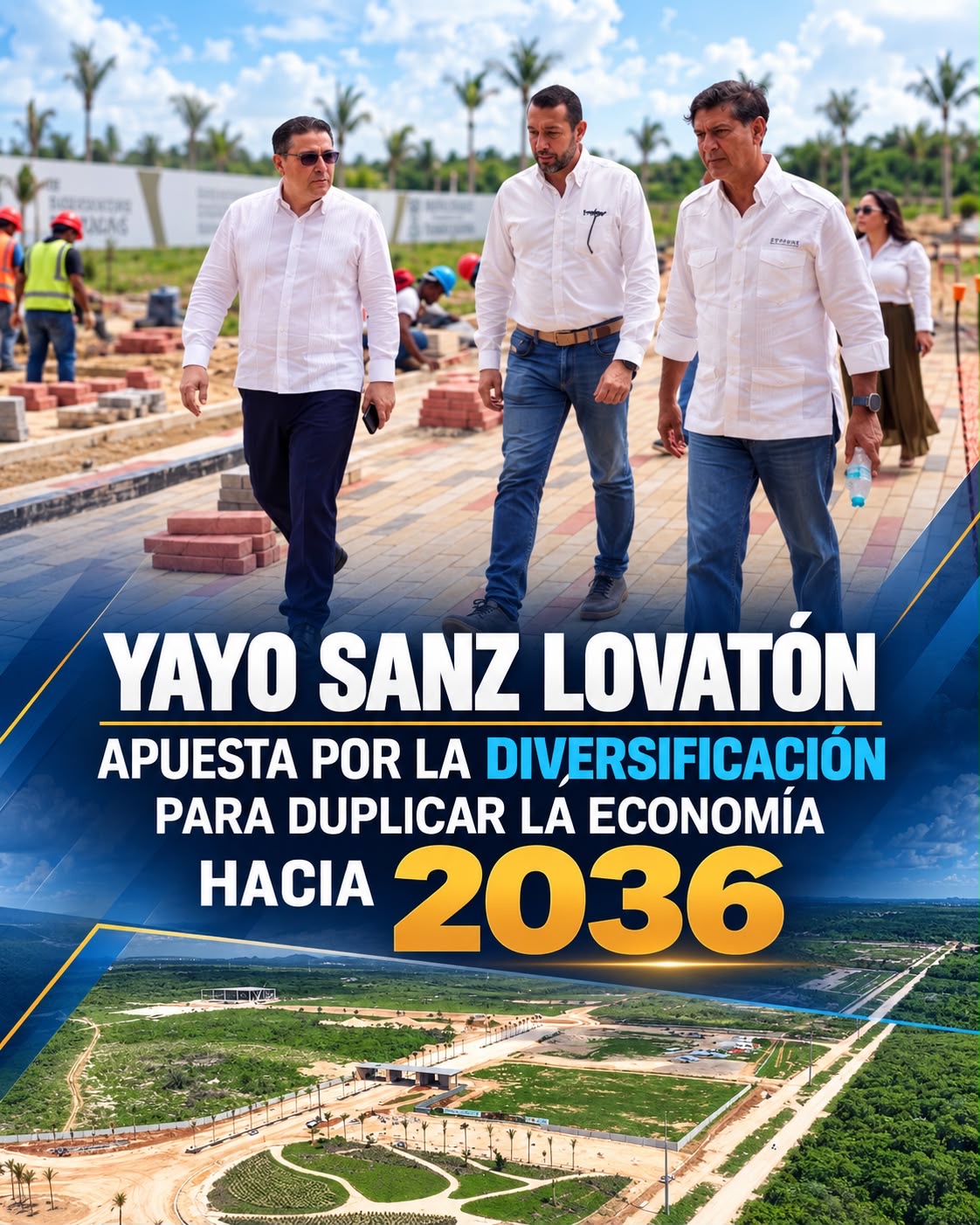 Yayo Sanz Lovatón apuesta por la diversificación para duplicar la economía hacia 2036.