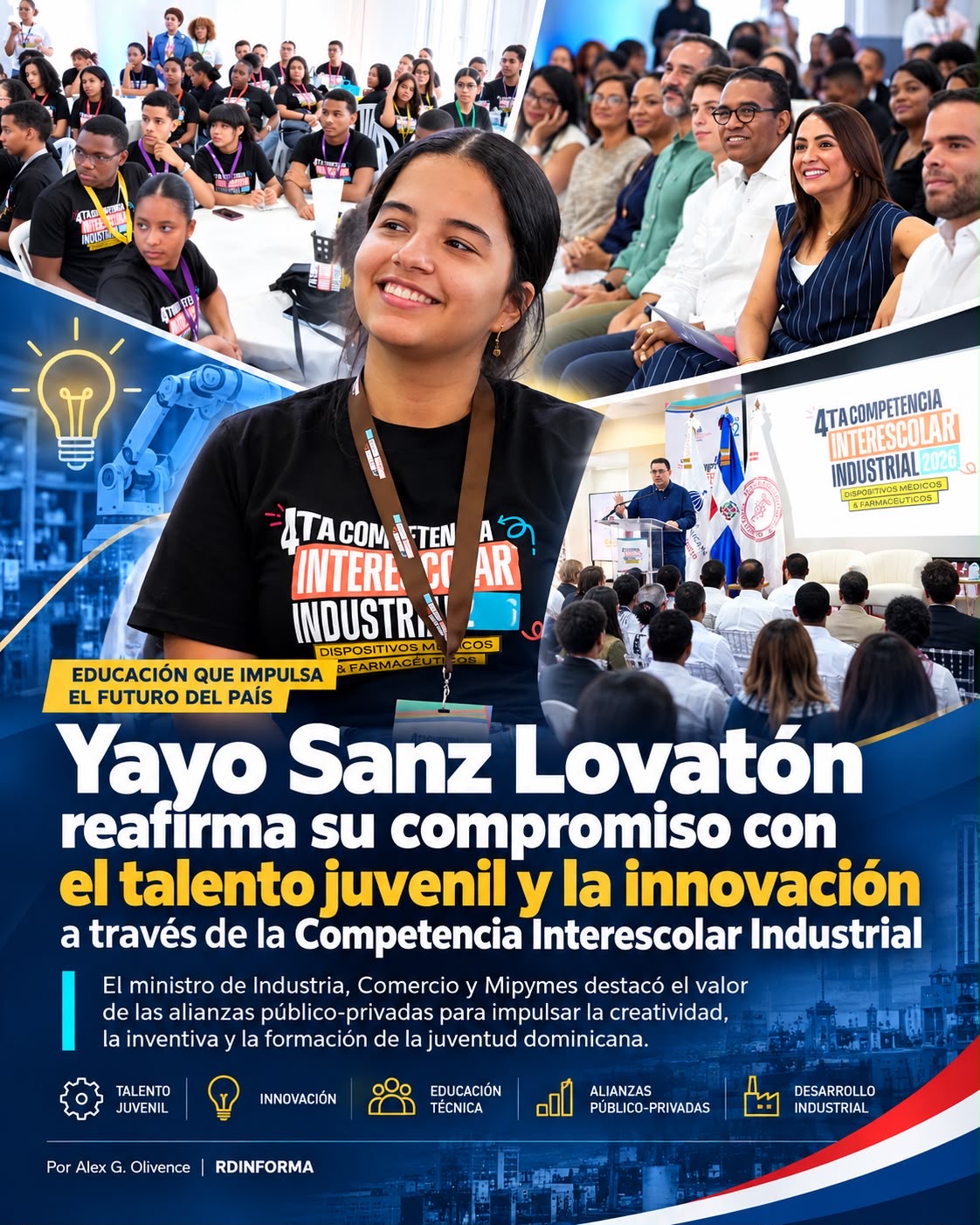 Yayo Sanz Lovatón reafirma su compromiso con el talento juvenil y la innovación.