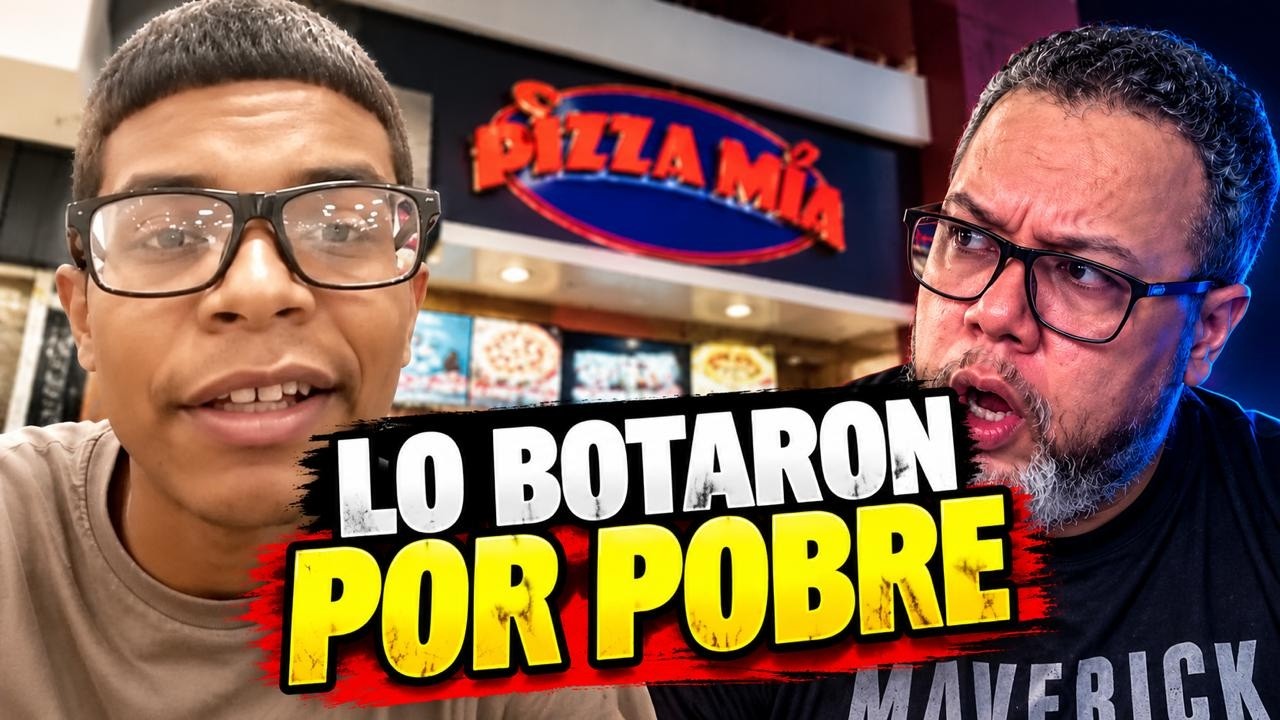 Pizza Mía lo despidió por su apariencia y el internet explotó de indignación